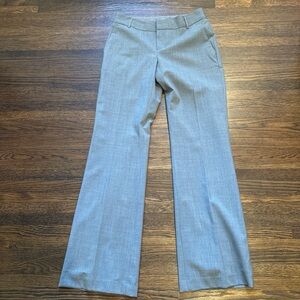 Banana Republic Gray Pinstripe Trousers